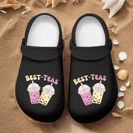 Best-Teas Cute Kawaii Bubble Tea Boba Tea Nurse Clogs