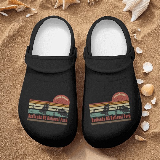 Badlands US National Park South Dakota Travel Nurse Clogs
