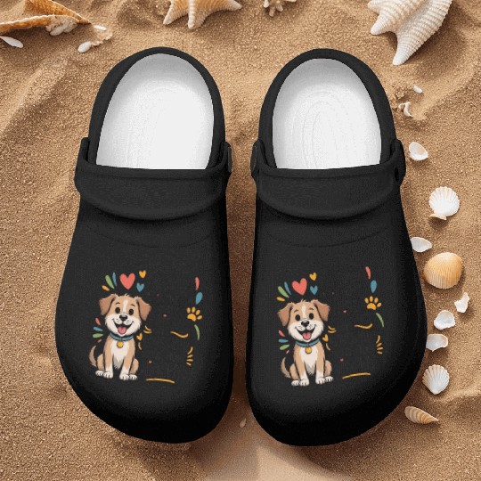 Dog Best Friend Love Quote Design Nurse Clogs