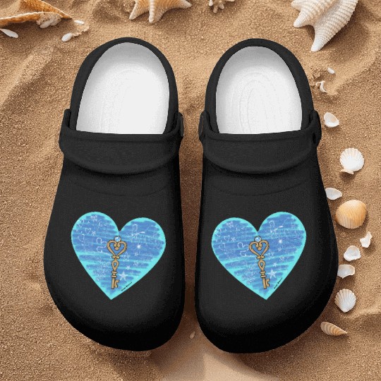 Girlhood in light blue Nurse Clogs