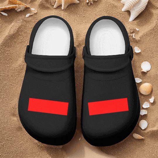 red boxx Logo Nurse Clogs