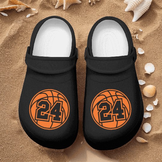 24 Basketball Vector 1_color TAS Nurse Clogs