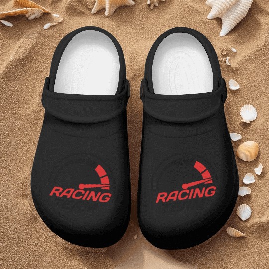 Racing team speedometer quick lawn Nurse Clogs