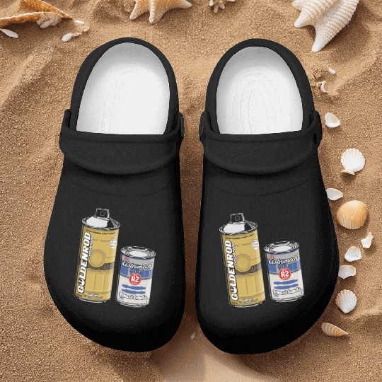 Funny Star Wars r2d2 and c3p0 parody Nurse Clogs