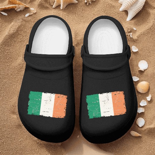 Ireland Flag Nurse Clogs
