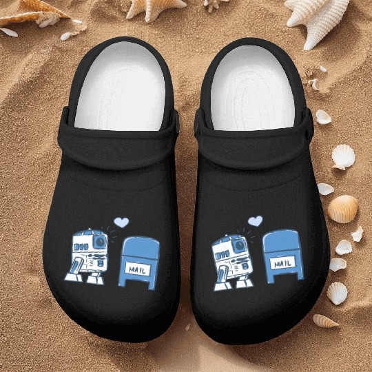 Funny Star Wars r2d2 comic Nurse Clogs