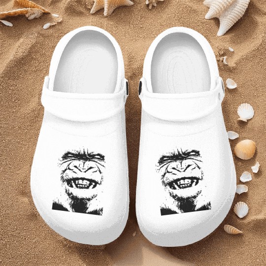 Albino Gorilla (1) Nurse Clogs