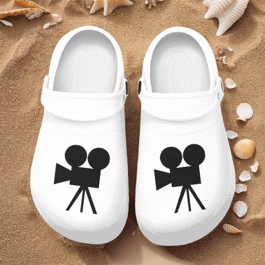 Movie Camera Nurse Clogs