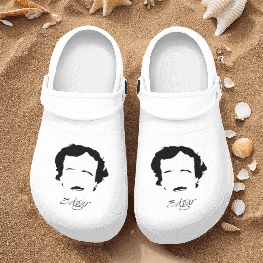Edgar Allan Poe Silhouette & Hirsute Nurse Clogs
