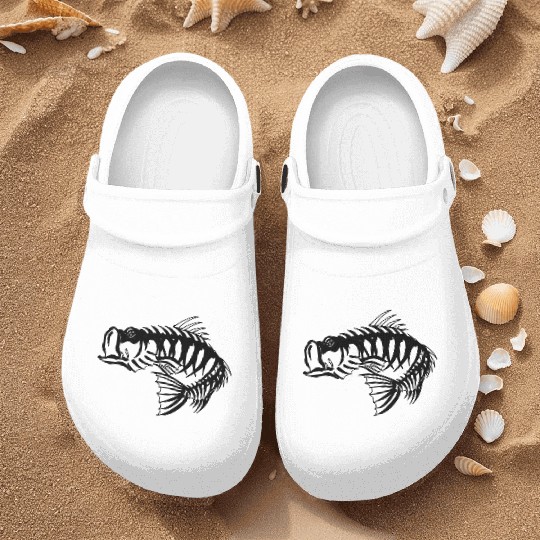 fish tribal Nurse Clogs