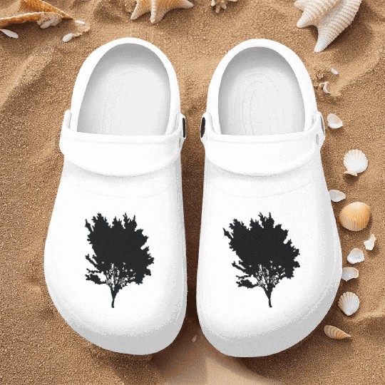 tree silhouette Nurse Clogs