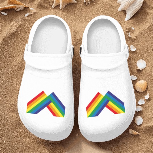 Rainbow bridge Nurse Clogs
