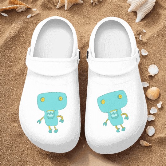 28 robot 34 png vectorstock 4842445 Nurse Clogs