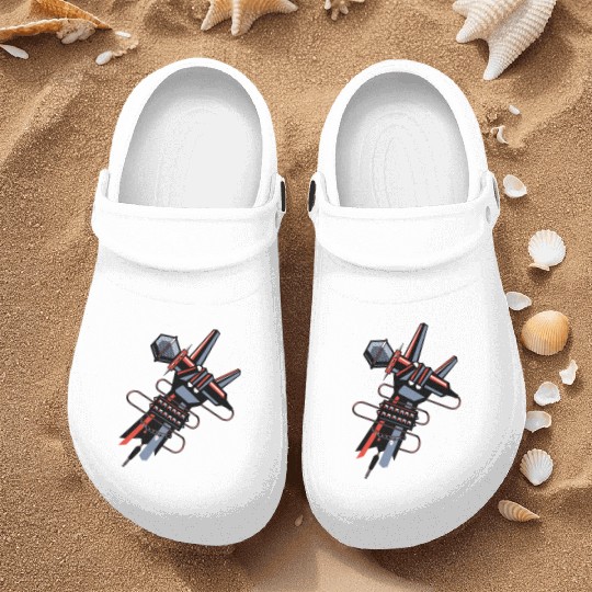 hard rock horns robot Nurse Clogs