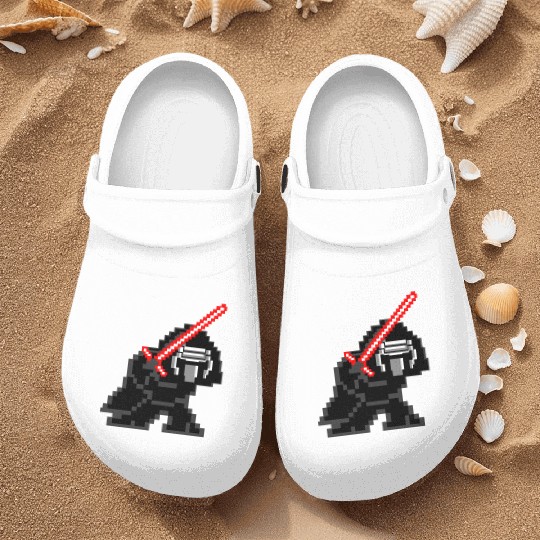 8-bit Kylo Ren Nurse Clogs