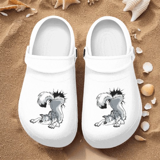 UN-STUCK Grey Husky Nurse Clogs