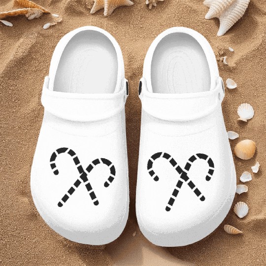 candy canes Nurse Clogs