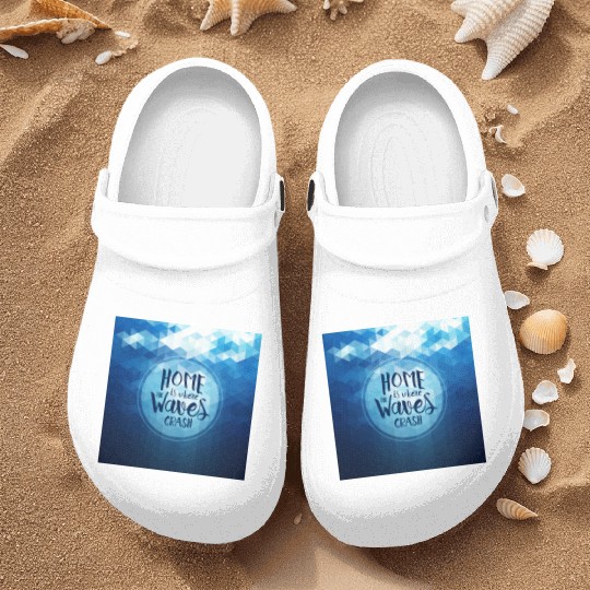 Home is where the waves crash Nurse Clogs