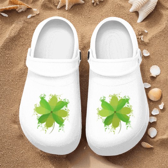 Clover Leaf Nurse Clogs - St. Patrick's Day Gift