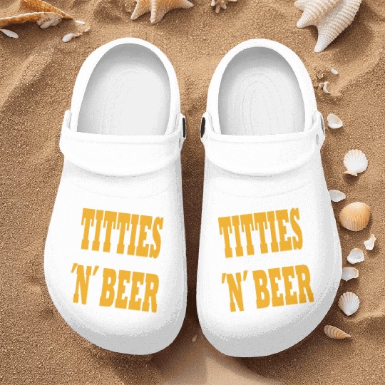 TITTIES N BEER Nurse Clogs