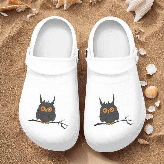 Halloween Owl Owlet Nurse Clogs