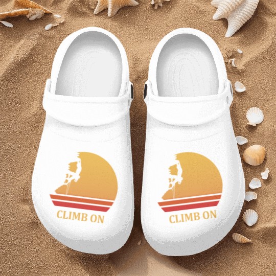 climb on rock climbing Nurse Clogs