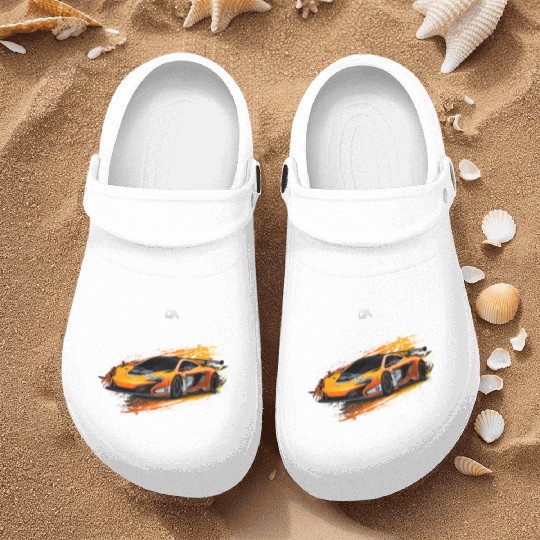 Race car Nurse Clogs