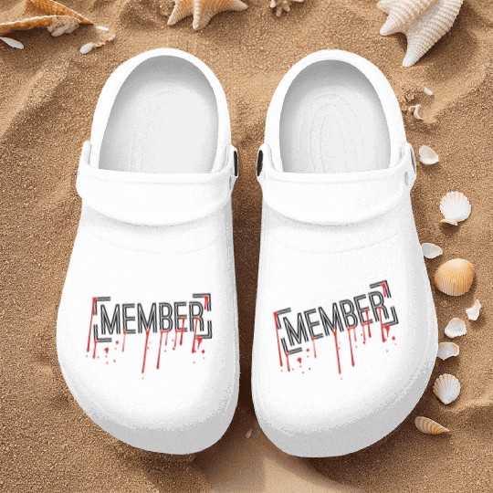 blood drop graffiti community stamp team crew frie Nurse Clogs