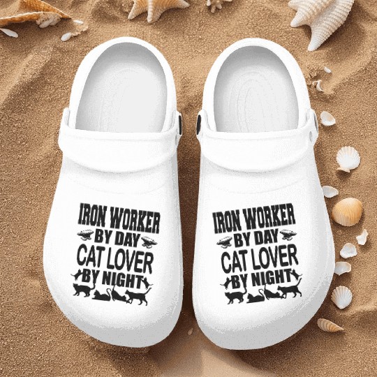 Iron Worker Cats t Funky Jokes Nurse Clogs