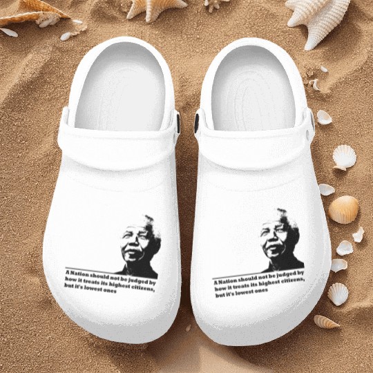Nelson Mandela Nurse Clogs
