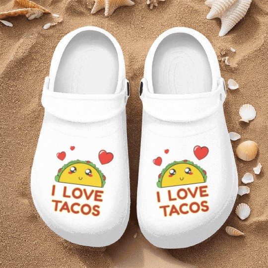 I Love Tacos Nurse Clogs