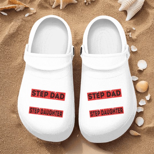 Funny Step Dad Nurse Clogs Fathers Day Gift Step Daughte