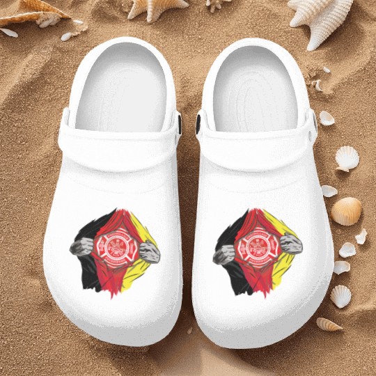 German Volunteer Fire Brigade Firefighter Nurse Clogs