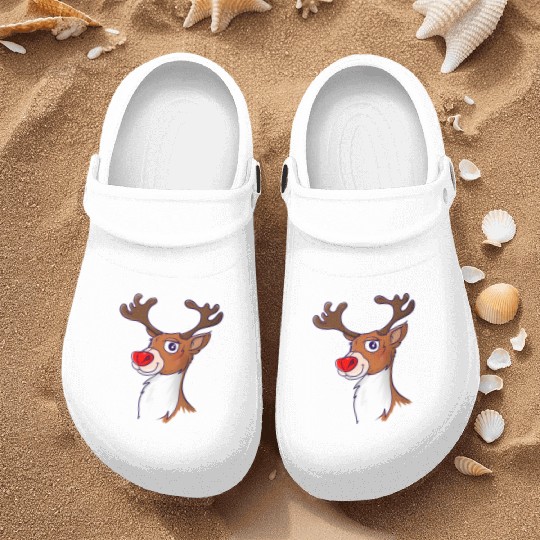 Rudolph The Red Nosed Reindeer Nurse Clogs