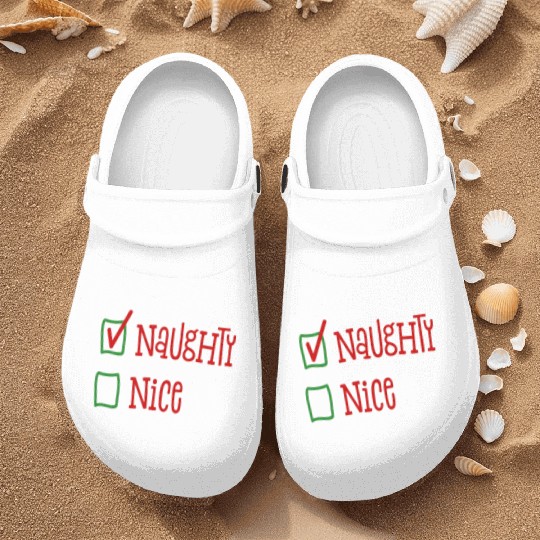 NaughtyNice Christmas Gift Idea Nurse Clogs