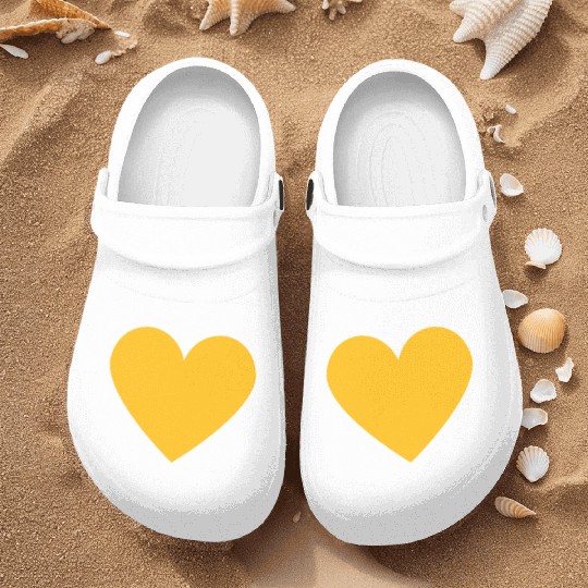 yellow heart song Nurse Clogs