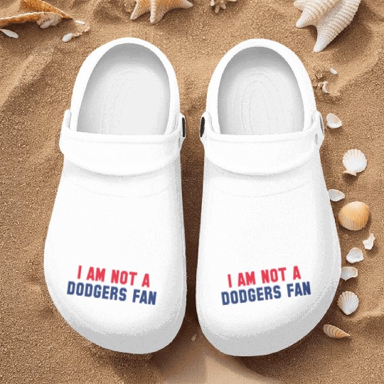 Not A Dodgers Fan Nurse Clogs