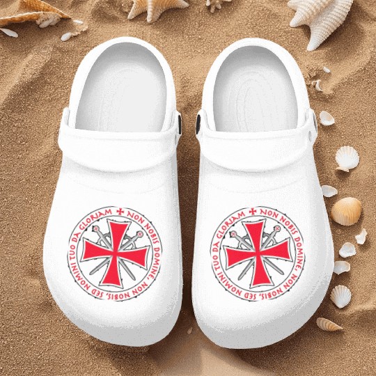 Knights Templar Cross Seal Nurse Clogs
