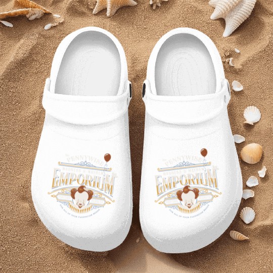 The Pennywise Madness & Mayhem Emporium Nurse Clogs