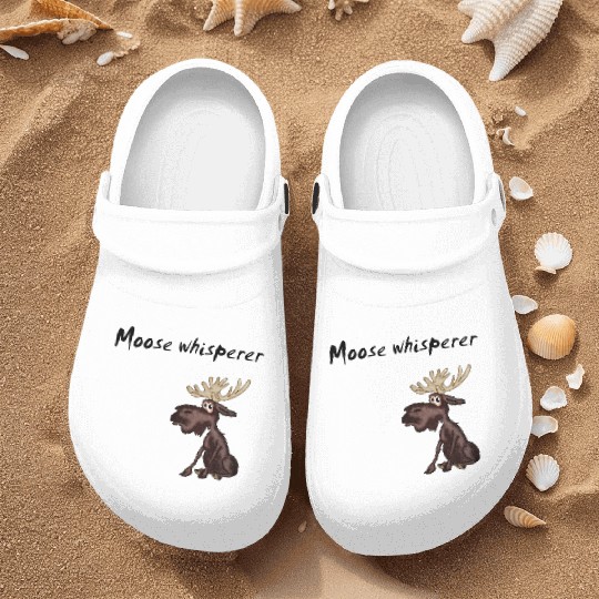 Moose whisperer Nurse Clogs