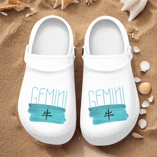 GEMINI OX AESTHETIC ZODIAC Nurse Clogs