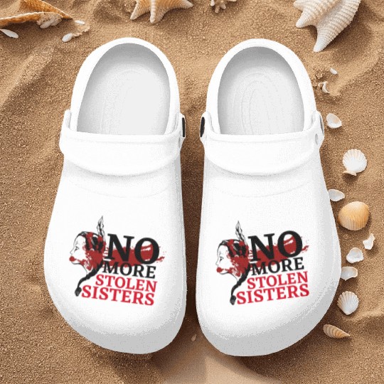 No MS Sisters/MMIW Girl Native American Nurse Clogs
