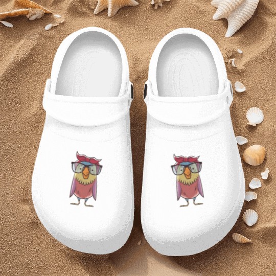Bird Nerd Nurse Clogs