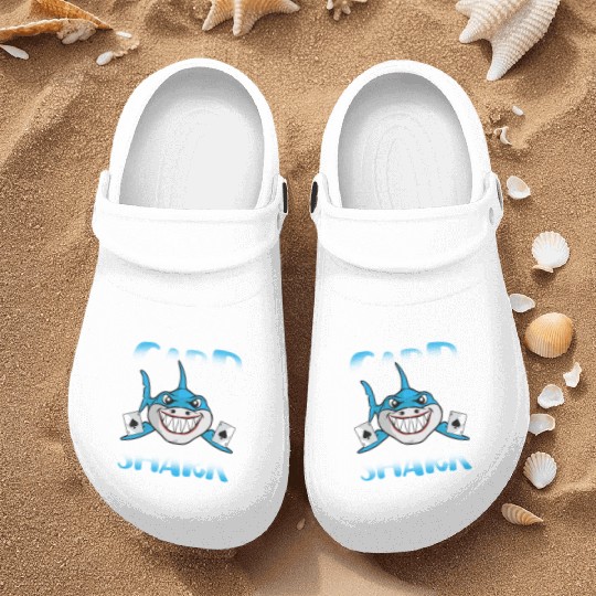 Poker - Card Shark Casino Gamble - Beach Nurse Clogs