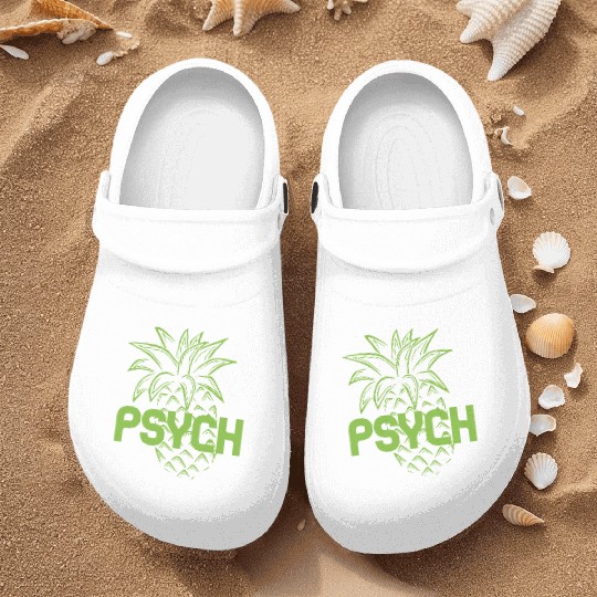Psych Pineapple Gift Nurse Clogs