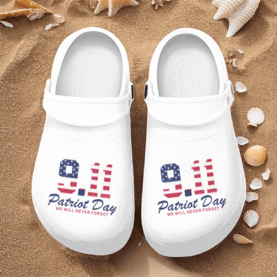 Patriot Day Never Forget 9 11 Anniversary Nurse Clogs