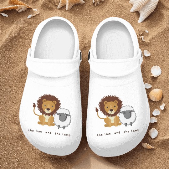 The Lion and the Lamb Nurse Clogs