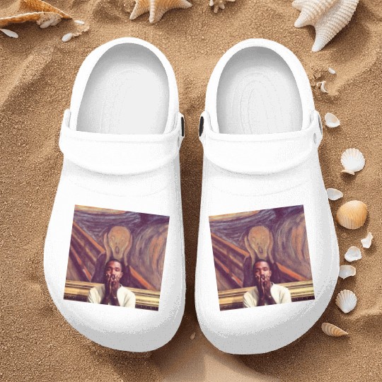 Frank Ocean Purple Blond Nurse Clogs