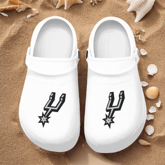 San Antonio Spurs Logo Nurse Clogs