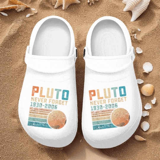 Pluto Never Forget Nurse Clogs